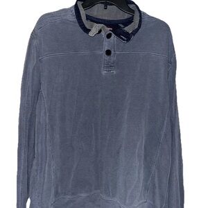 Johnston & Murphy Long Sleeve Pullover 1/4 Button Size XL C-5